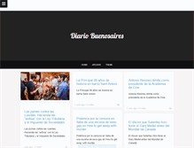 Tablet Screenshot of diariobuenosaires.com